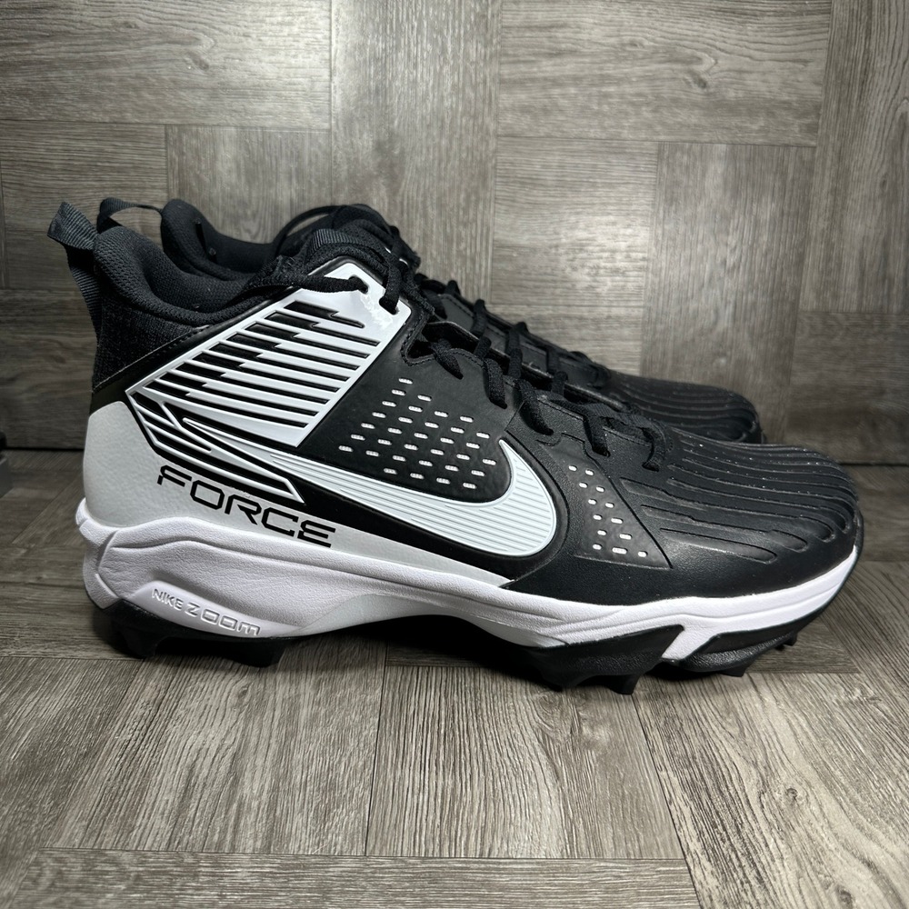 Nike Zoom Force Savage Pro 3 Mens 16 Baseball Cleats Black White NEW FJ8163-002